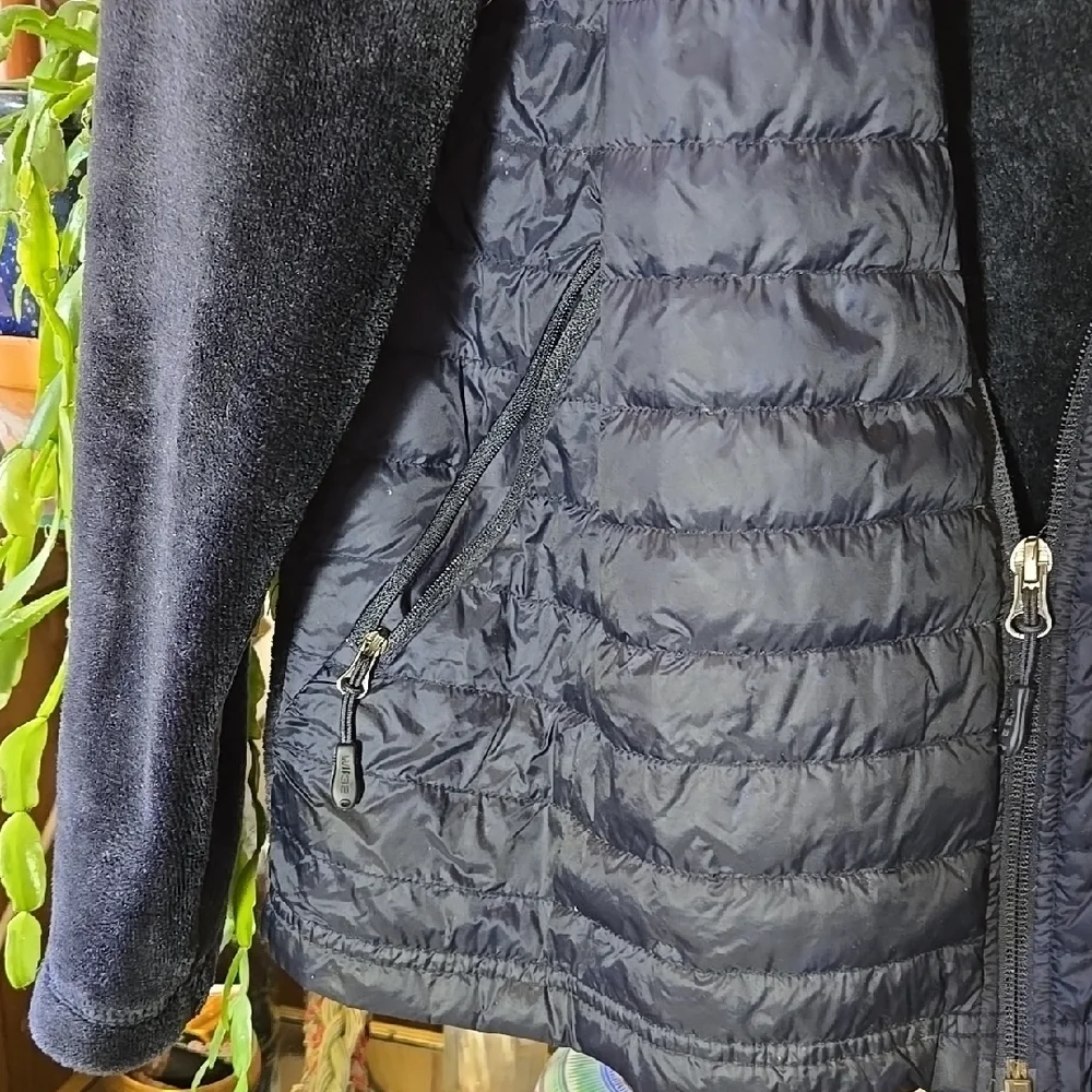 Women's 32 Degrees Heat Navy Nylon Fleece Lined Ladies Jacket Size Large FC - Picture 5 of 6
